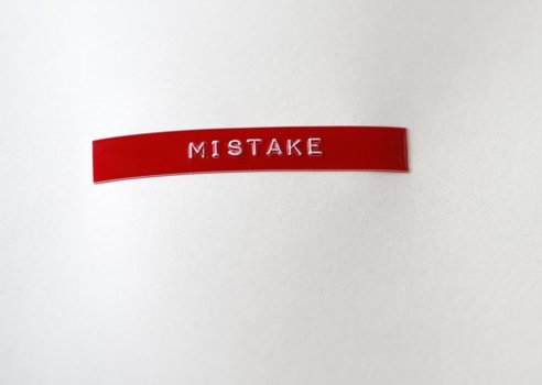 mistakes