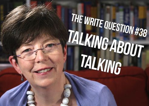 talking about writing