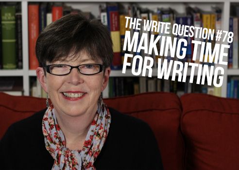 how to make time for writing