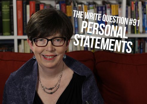 how to write a personal statement