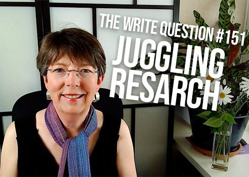 juggle research with writing