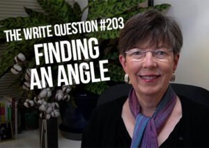 angle for writing